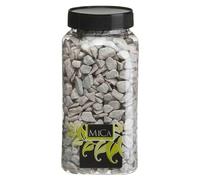 Piedras decorativas midi (Gris, Tamaño de grano: Ø 9 - 13 mm, 1 kg)