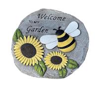 Piedras Decorativas para Jardín Decoración De Jardín Con Girasol Y