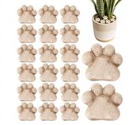 Piedras Decorativas para Plantas Resina Adorable en Forma de Pata de Gato