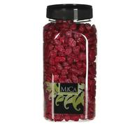 Piedras decorativas Rojas (Rojo, Tamaño de grano: Ø 9 - 13 mm, 1 kg)