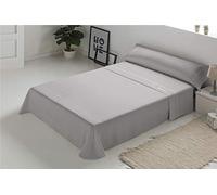 Pierre Cardin - Juego de sábanas Arcadia 100% Algodón - Cama 135 - Color Gris
