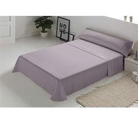 Pierre Cardin - Juego de sábanas Arcadia 100% Algodón - Cama 135 - Color Malva