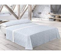 Pierre Cardin - Juego de sábanas BRELA - Cama 90 Cm - Color Azul C2