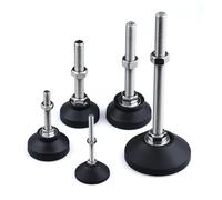 Pies de nivelación, 5 uds., patas de torno ajustables, diámetro de 50mm, niveladores de muebles tipo rosca