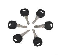 Pieza de repuesto para llave de gabinete, 6 piezas EK333 333 1108-1-1 1108-U35, cilindro de bloqueo compatible, construcción de metal, llaves de repuesto fáciles de instalar para armarios de red