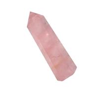 Pieza Decorativa de Cuarzo Rosa Hexagonal de Piedra Natural