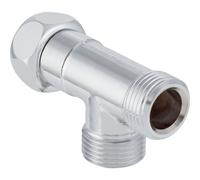 Pieza en T AquaClean de Geberit con rosca exterior, cromada brillante, 240003001 - CM