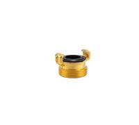 Pieza roscada de acoplamiento rápido de latón GARDENA con rosca externa: conexión de manguera, 42 mm (G 1 1/4 ") - rosca p. Ej. Para bombas con rosca interna (7116-20)