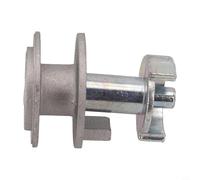 Piezas de aluminio de repuesto con barra de carrete ajustable y anillo para sombrillas al aire libre en patio, jardín y playa