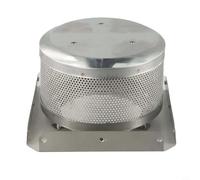 Piezas de repuesto para calentador piramidal de 7 pulgadas, base de pantalla emisora de acero inoxidable 304 compatible con calentadores de propano de tubo de vidrio para patio, unidades de
