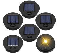 Piezas de repuesto para lámparas solares, 6 x φ8,5 cm, lámpara solar de repuesto, lámpara de panel solar, pieza de repuesto para farolillo solar, tapa de farol solar, luces solares de jardín y