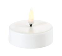 Piffany Copenhagen UYUNI Lighting Pillar - Vela LED de té (6,1 x 2 cm, plástico con revestimiento de cera, temporizador de 6 horas, sin riesgo de incendio, sin hollín ni olor