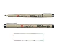 PIGMA MICRON Sakura Graphic 1 negro, 2 unidades y 1 tarjeta