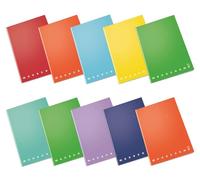 Pigna 02298881R, Cuadernos Monocromo, Multicolor, Pack de 10