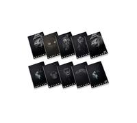 Pigna 02303370Q - Cuaderno A4 Monocromo, modelos surtidos, 10 unidades