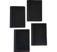 Pigna 02312181R, de un solo color, de varios colores, formato A4, 160 hojas, 80 g/m², papel rayado