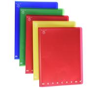 Pigna, Archivador PPL monocromo con 40 sobres con cubierta PPL, 5 unid.