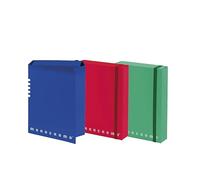 Pigna, carpeta D7 monocromática con elástico, diseño elegante, perfecta para archivar documentos, 25 x 35 x 7 cm, 3 unidades