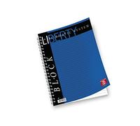 Pigna Cuaderno espiralado Maxi Liberty, A4, 22x29,7 cm, 70 g/m², interior 1R, rayado, con 4 agujeros y microperforación, 5