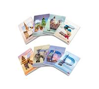 Pigna, cuaderno maxi Dream Cities, formato A4 21 x 29,7 cm, 80 páginas + guarda, papel 80 g/m², interior 10, cuadriculado 1 cm, cubiertas surtidas, 10 unidades.