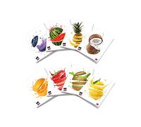 Pigna, Cuaderno Maxi Frutas, A4 21x29,7 cm, 80 páginas + endpaper, papel 80 g/m², interior 1R, rayado, Tapas surtidas, 10 unid.