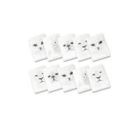 Pigna, cuaderno maxi monocromo blanco, A4, papel interior 100 g/m², 72 páginas, cubierta de cartón brillante/mate, interior 0A, rayas para primer y segundo de primaria, motivos variados, 10 unidades