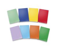 Pigna 02303625M, de un solo color, multicolor, 48 hojas, satén, 100 g/m², papel cuadriculado
