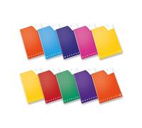 Pigna, cuaderno maxi MONOCROMO QI, adecuado para disgrafía, dislexia, disortografía y discalculia, 0B, rayado, 3.º curso, paquete de 10 unidades