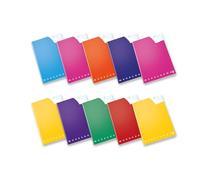 Pigna, cuaderno maxi MONOCROMO QI, útil para disgrafía, dislexia, disortografía y discalculia, interior Q2, cuadriculado de 5 mm, paquete de 10