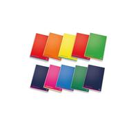 Pigna, Cuadernos A5 PignaColours, 4M interior, 4 mm cuadriculado sin margen, 80 g, Tapas surtidas, 10
