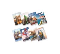 Pigna, Maxi Cuaderno Arrivano i Giganti, tamaño A4 21x29,7 cm, 80 páginas + guarda, papel 80 g/m², interior 0B, Filas para Tercer Grado, Tapas surtidas, 10 piezas