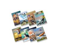 Pigna, Maxi Cuaderno Dream Sport, A4 21x29,7 cm, 80 páginas + guarda, papel 80 g/m², interior 1R, pautado para secundaria y bachillerato, tapas surtidas, 10 unid.