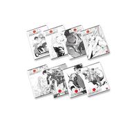 Pigna, Maxi Cuaderno Manga, A4 21x29,7 cm, 80 páginas + guarda, papel 80 g/m², 4M interior, 4 mm cuadrado, Tapas surtidas, 10 unid.