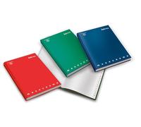Pigna Monocromo - Cuaderno (96 hojas, Azul, Verde, Naranja, A4, 80 g/m², Papel rayado, 1 pieza(s))