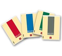 Pigna, PIGNASTYL Block, Puntada metálica, A4 21x29,7 cm, 70 hojas, papel 80 g/m², 4 temas, interior 1R, rayado, 10 unid.