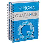 Pigna Quablock Amarillo - Cuaderno (220 mm, 295 mm) - (Pack de 5)