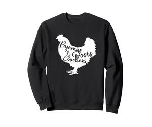 Pijamas, Botas y Pollo, Granja, pájaros, Naturaleza, hogar Sudadera