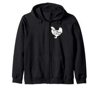 Pijamas, Botas y Pollo, Granja, pájaros, Naturaleza, hogar Sudadera con Capucha