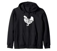 Pijamas, Botas y Pollos, Granja, Aves, Naturaleza Sudadera con Capucha