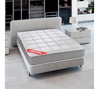 PIKOLIN Colchón de Muelles Ensacados Visco 90x190 | Firmeza Alta | Alta Gama | Reversible | Máxima Calidad | Alto 27 cm | TROAS
