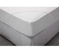Pikolin Home - Pack 2 Sábanas Bajeras Ajustables de Polialgodón | Cama de 135 | 135x190cm | Muy Transpirable | Gran Durabilidad | Color Blanco