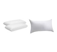 Pikolin Home - Pack Descanso Viscoelástico: 2 Almohadas Viscoelásticas de Hotel 80 cm+ Funda de Algodón Antiencogimiento, Transpirable, Extrasuave y Lavable a 60°C