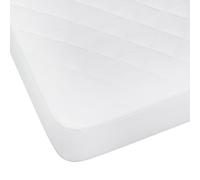Pikolin Home - Protector de Colchón 120 x 190/200 cm - Acolchado y Transpirable, Ajustable, Tratamiento Higiénico, Certificado Oeko-Tex, para Cama de 120, hasta 32 cm de Altura - Cubrecolchón