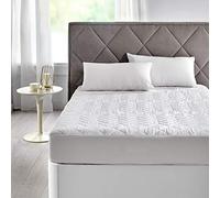 Pikolin Home - Protector de Colchón Acolchado Antialérgico | 135x190/200cm | Tratamiento Triple Barrera | 100% Algodón | Cubrecolchón | Transpirable | Confortable