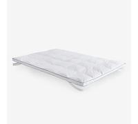 Pikolin Home - Topper de plumón 100% Natural y Transpirable | 200 x 200 cm | 5 cm | Sobrecolchón | Sensación de ingravidez | Confort Hotel de Lujo | Maximiza la sensación de Confort | KIOTO