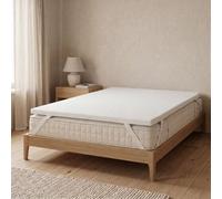 Pikolin Home - Topper Viscoelástico Dermo 160x190, Aloe Vera, Transpirable, Pieles Sensibles, Funda Lavable, Sobrecolchón, Cubrecolchón, Colchoncillo