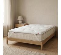 Pikolin Home - Topper Viscoelástico Esponjoso 3 cm | 150x200 | Sobrecolchón | Desenfundable | Transpirable | Cubre Colchón | Alivia Tensiones Musculares | Nagoya