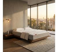 PIKOLIN Leah Compact - Colchón Viscoelástico y Espuma HR | Altura 21 cm | 80x190 | Firmeza Alta | Confort Visco | Calidad Óptima | Protección Higiénica Total | Memory Foam