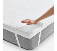 PIKOLIN Topper de Hotel Viscoelástico 7cm Multizonas 180 x 200 cm | Memory Foam multizona 7cm | Antideslizante | Desenfundable cremallera | Transpirable | Hotel