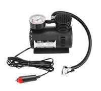 Pilipane Mini compresor de aire para coche, 300 psi, 12 V, bomba de aire para neumáticos eléctricos, bomba de emergencia portátil para coches, bicicletas, motocicletas, kayaks, negro, ABS, 170 x 125 x
